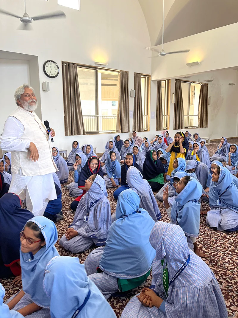 Dr-Rajendra-Singh-s-Interactions-with-School-Students